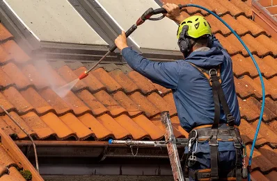 Démoussage et hydrofuge de toiture à Bargème